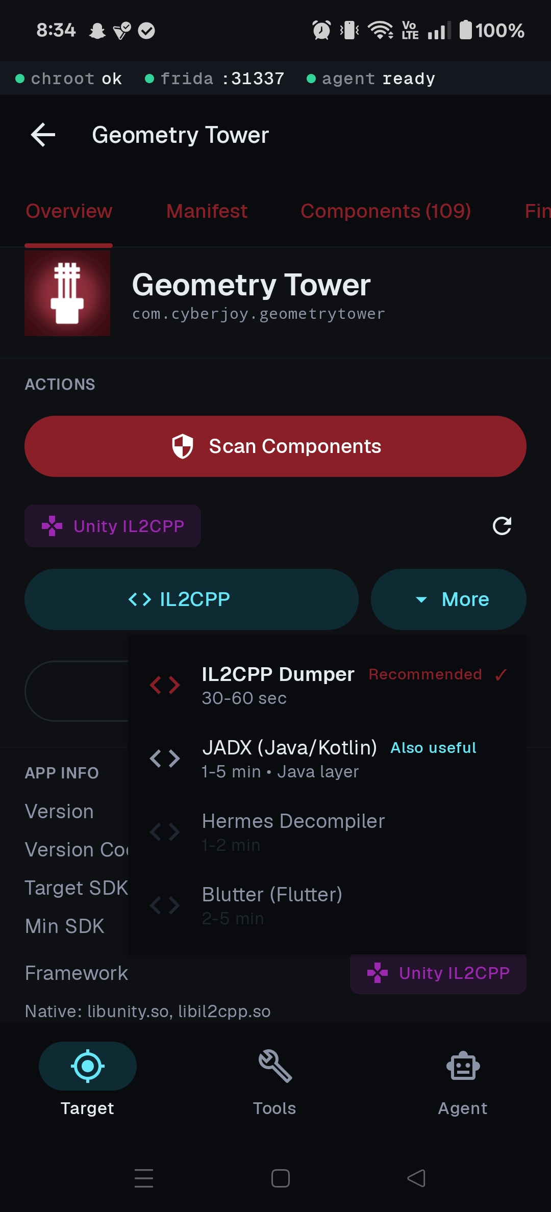 Decompiler selection